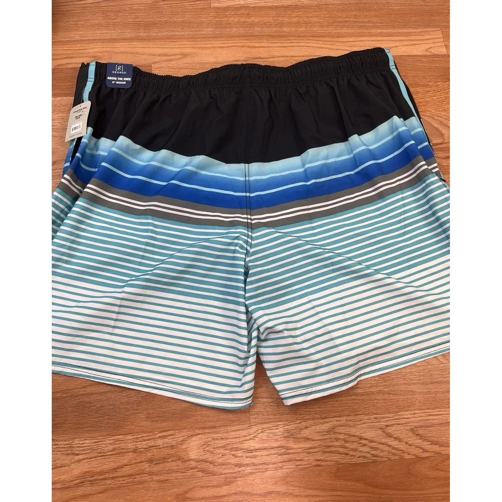 George Men's Swim Trunks Size‎ 3XL (48-50) Lining, Pockets Board Shorts NEW